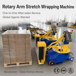Electric Motor-Driven High-Accuracy Mobile Robot Pallet Wrapper