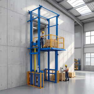 TAIGANG TGSJD Small Cargo Lift Guide Rail Hydraulic Drive